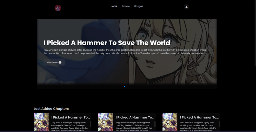 Webtoon Read UI